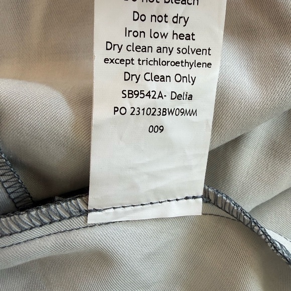 House of CB Navy Checkered Long Sleeve Dress - Picture 8 of 8